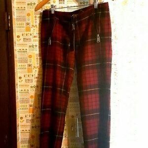 McQ Tartan Printed Trousers  Made in Italy